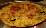 Zöldfűszeres, paradicsomos frittata   